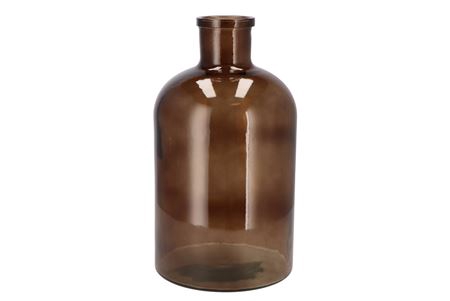 <h4>Dry Glass Bottle Light Brown 20x36cm</h4>