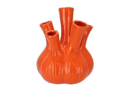 <h4>Aglio Shiny Orange Vase 22x28cm</h4>