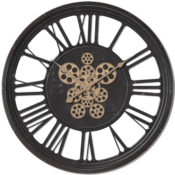 <h4>Clock Gear Open Ø46cm Black/go</h4>