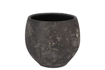 <h4>Bali Black Coal Pot 18x16cm</h4>