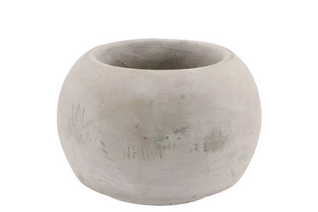 <h4>Concrete Pot Sphere 14x10cm</h4>