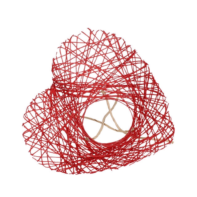 <h4>Bouquet holder heart Twist Ø20cm red</h4>