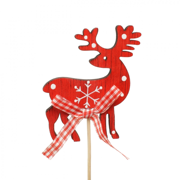 <h4>Christmas sticks 10cm Reindeer 7x8cm</h4>