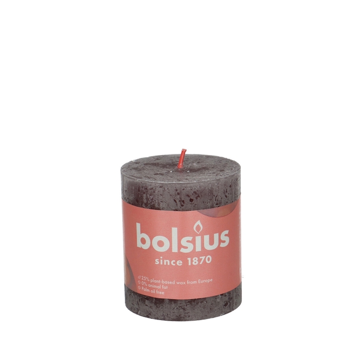 <h4>Kaars Stomp D07*08cm Rustiek</h4>