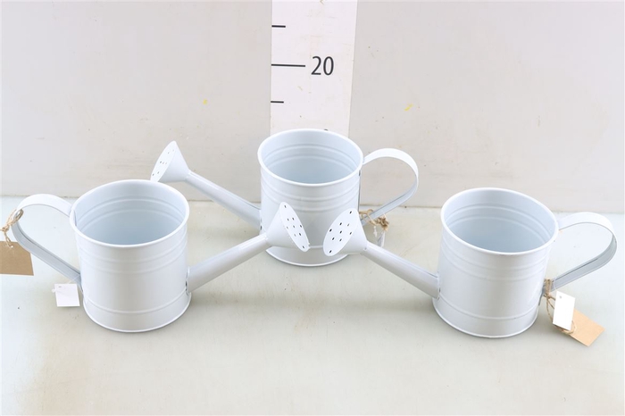 <h4>Dec Zink Watering Can Icy Blue (13x12cm)</h4>