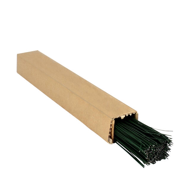 <h4>Gelakt draad 0,8mmx40cm groen - pak 2kg</h4>