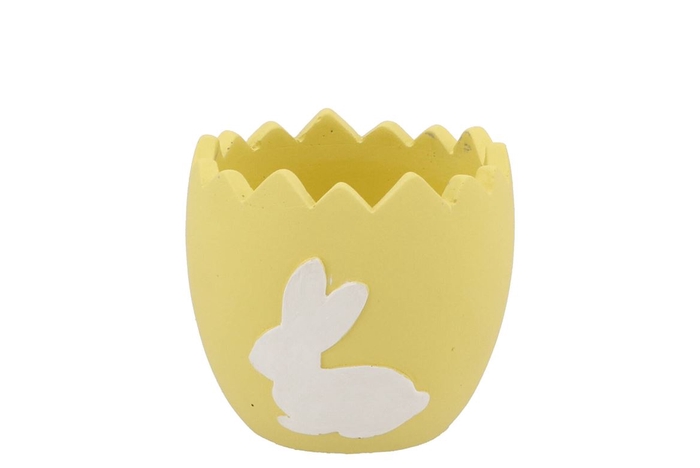 <h4>Easter Rabbit Pot Yellow 11x11x10,5cm</h4>