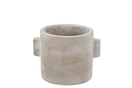<h4>Concrete Ears Grey Pot 11x8cm</h4>