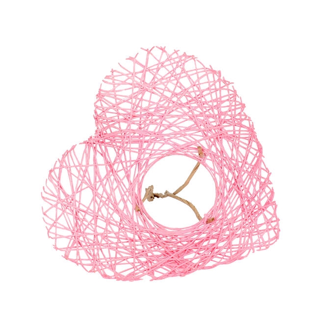 <h4>Bouquet holder heart Twist Ø20cm pink</h4>