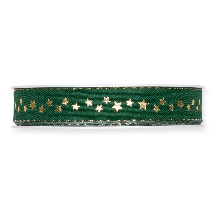 <h4>Christmas Ribbon Little stars 15mm 18m</h4>