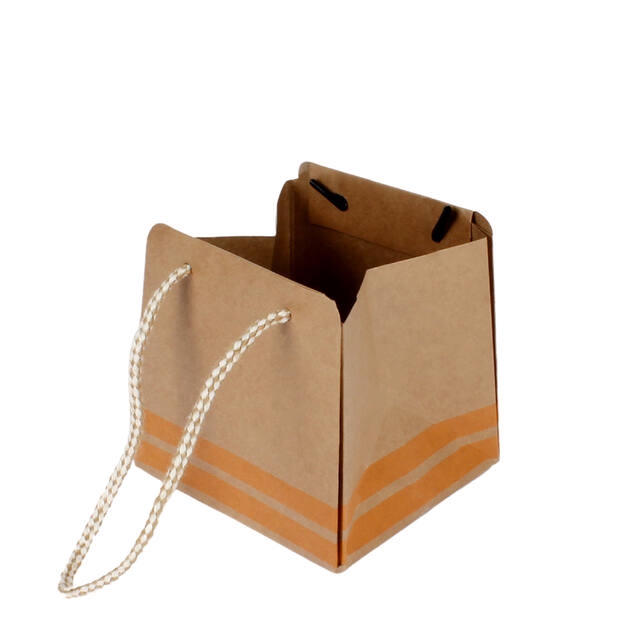 <h4>Bag Sporty carton 9,5x8,5xH9,5cm orange</h4>