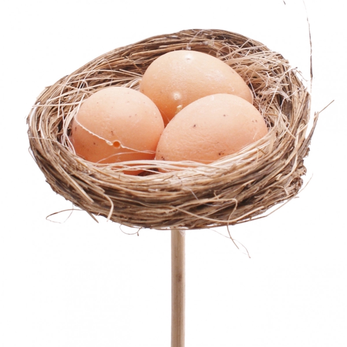 <h4>Pasen Bijsteker 50cm nest+eieren 6cm</h4>