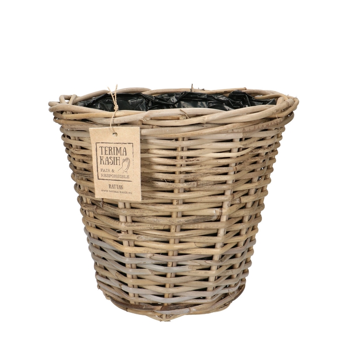<h4>Baskets Eco Rattan pot d30*27cm</h4>