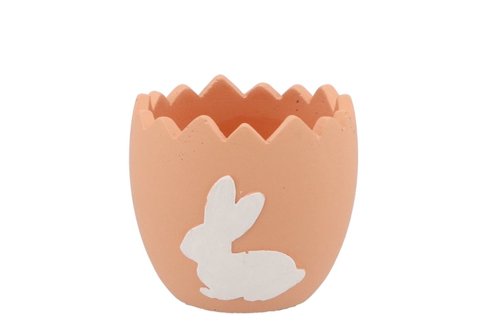 <h4>Easter Rabbit Pot Orange 11x11x10,5cm</h4>