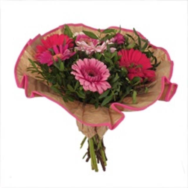 <h4>Bouquet cover Softline kraft Ø32cm pink</h4>