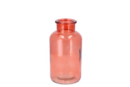 <h4>Dry Glass Coral Milk Bottle 10x20cm</h4>