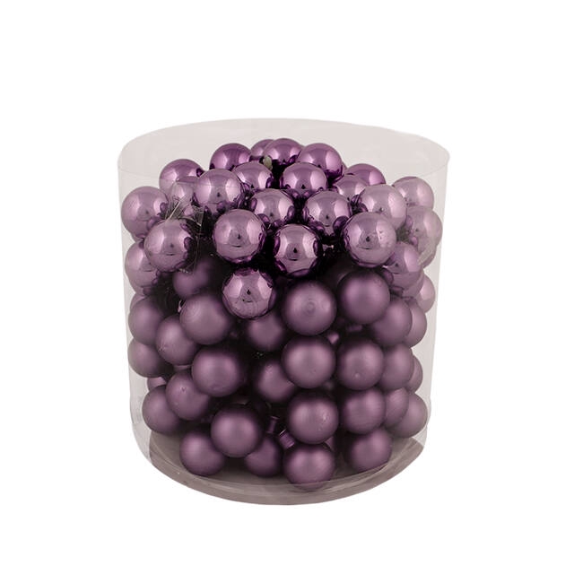 <h4>Glasbal 20mm op dr. vintage grape combi 144/koker</h4>