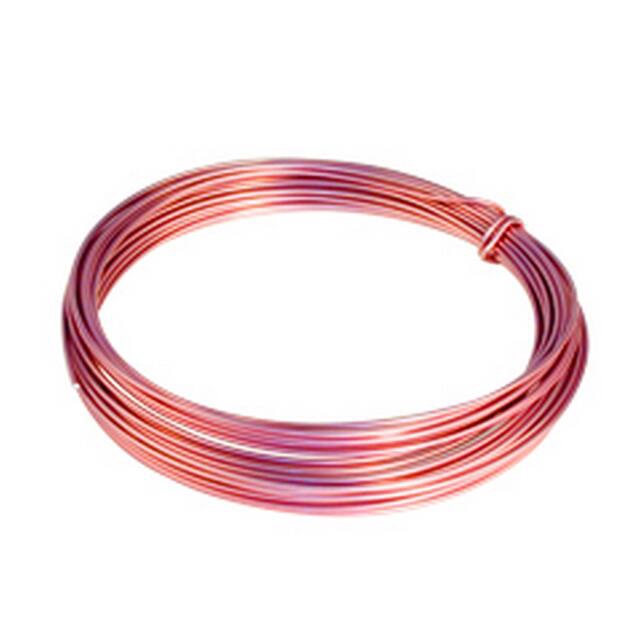 <h4>Aluminium wire pink - 100gr (12 mtr)</h4>