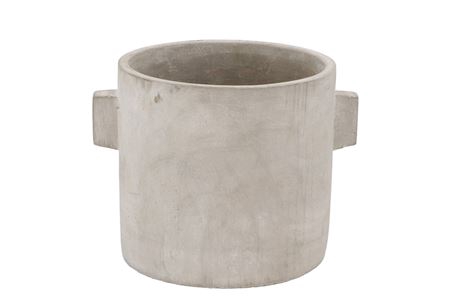 <h4>Concrete Ears Grey Pot 19x15cm</h4>