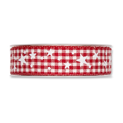 <h4>Christmas Ribbon Stars 25mm 20m</h4>