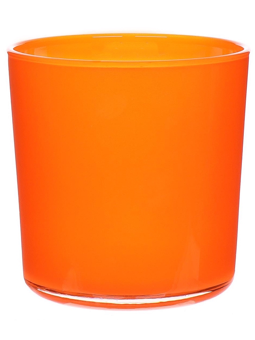 <h4>DF663401847 - Pot glass Jackson d12.7xh13 orange</h4>